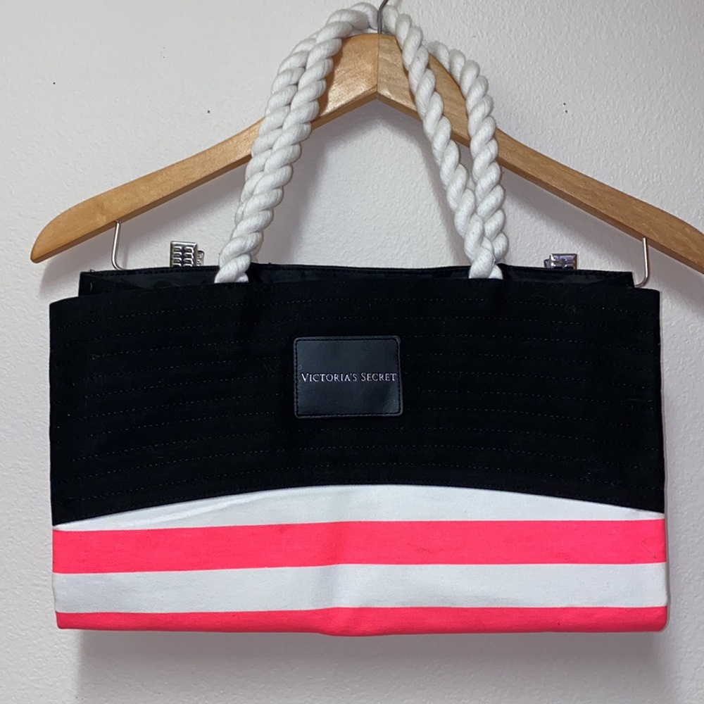 Victoria's Secret Beach Tote Bag Rope Handle - Picture 6 of 6